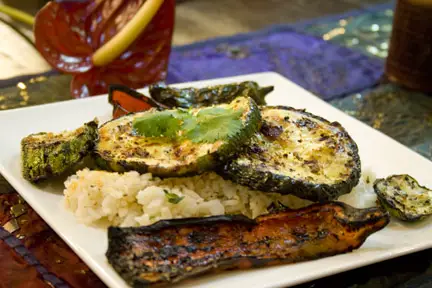 Food Costa Rica Foodhere Grilled Veggies Over Coconut Rice