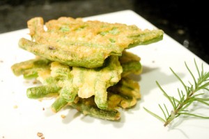 Barbudos Egg Fried Greenbeans
