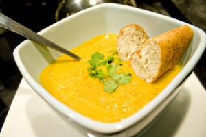 crema-pejibaye Costa Rican Peach Palm Soup