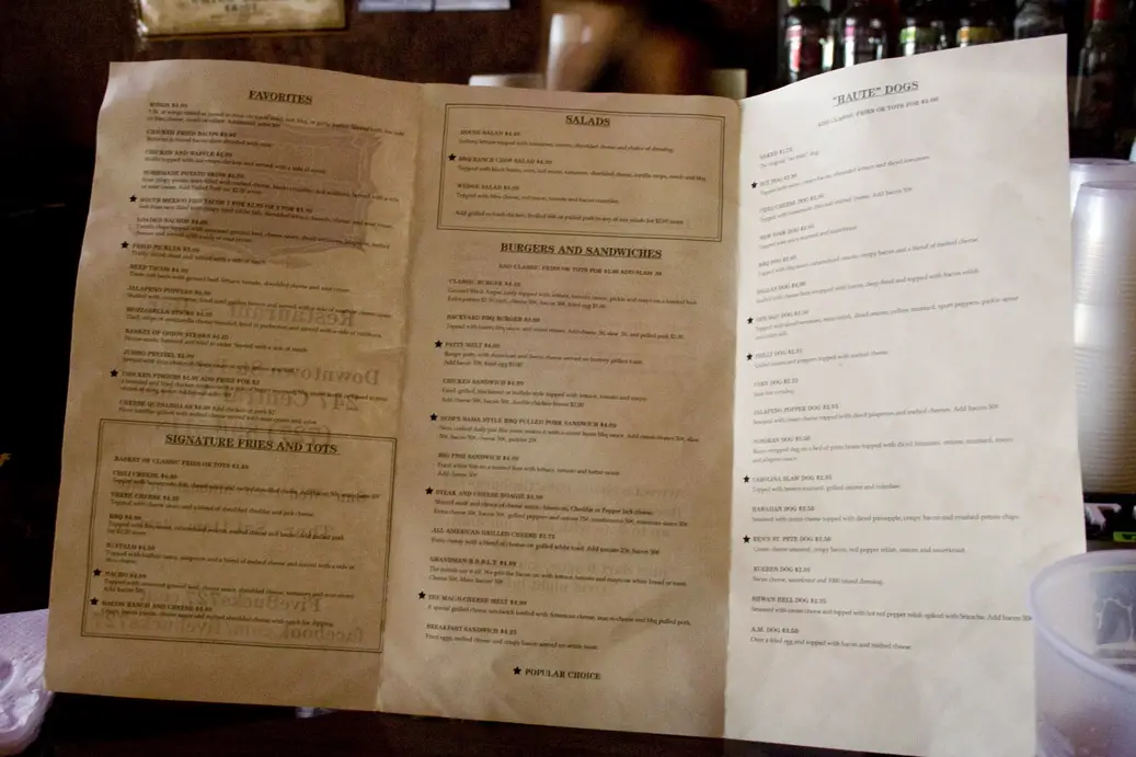 5 Bucks Drinkery Menu 5 Bucks Drinkery Menu