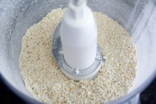 Homemade garbanzo flour finely ground garbanzo beans