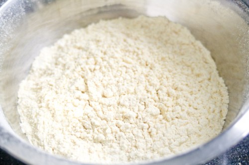 Homemade garbanzo flour finely ground dried garbanzo beans
